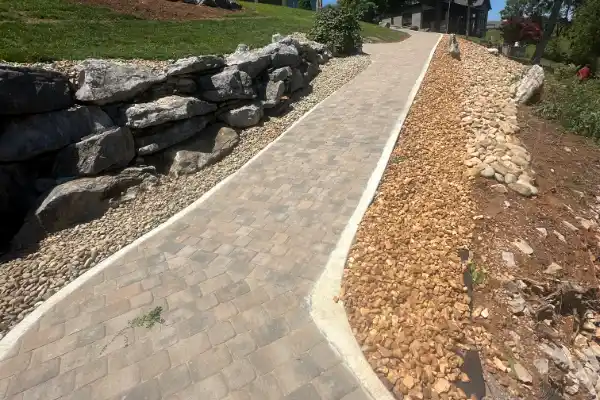 Paver Pathway Feature